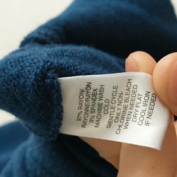 Lou & Grey Ultra Soft Blue Tunic Sweater Size M - Picture 6 of 7